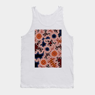 Aboriginal Art - Pathways 2 Tank Top